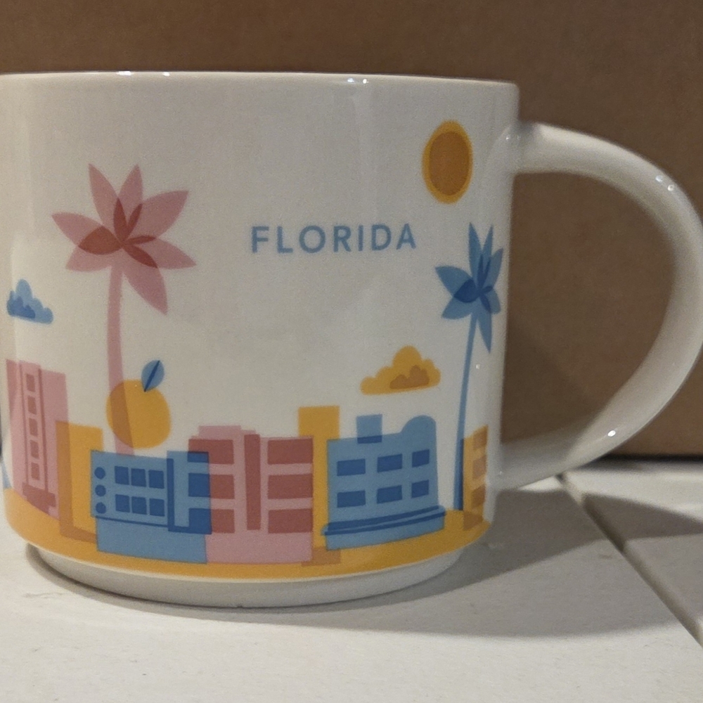 Florida Starbucks You Are Here Series Mug - Multicolor
